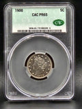 1900 United States Liberty Head Nickel 5C Grade: PR 65