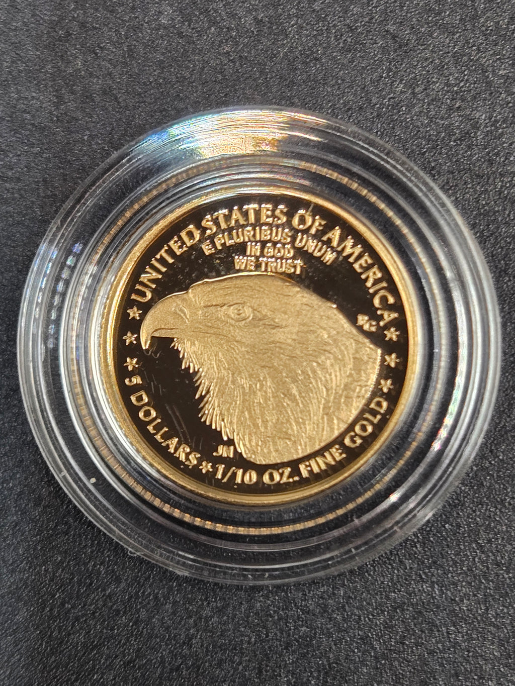 2021-W American Gold Eagle 1/10 oz Proof (Type 2) – U.S. Mint OGP w/ COA – $5 Gold Coin