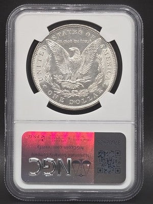1887 United States Morgan Silver Dollar $1 Grade: MS 63