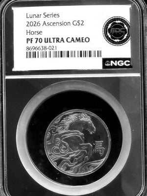 2026 Ascension Lunar Series G$2 Grade: PF 70