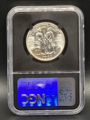 1937 United States Boone Commemorative Half Dollar 50C Grade: MS 66