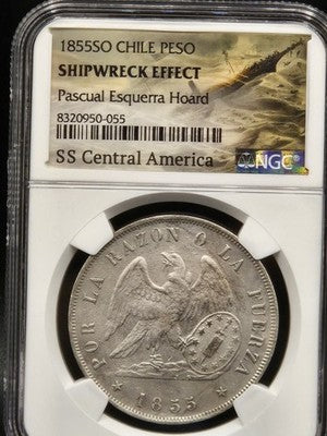 1855 Chile Peso 1 Peso
