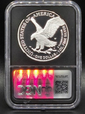 2021 United States American Silver Eagle $1 Grade: PF 70 Anna Cabral signature