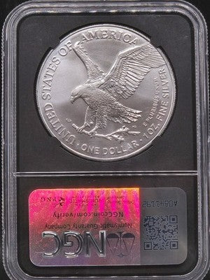 2025 United States American Silver Eagle $1 Grade: MS 69