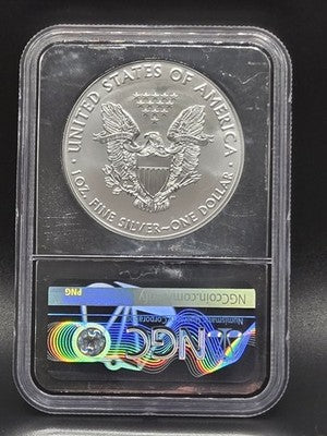 2020 United States American Silver Eagle $1 Grade: MS 70