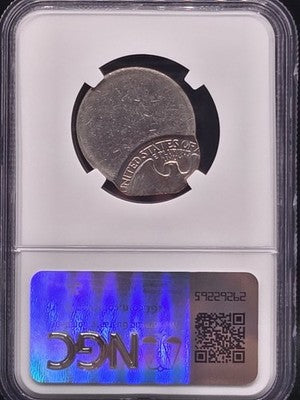 1995 Mint Error Struck 65% off center 25C Grade: MS 65
