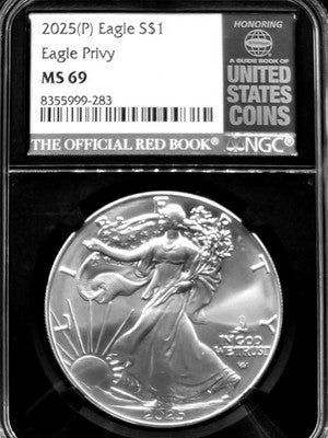2025 United States American Silver Eagle $1 Grade: MS 69