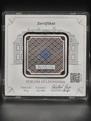 Germany Geiger Edelmetalle Silver Bar 50g