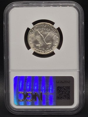 1929 United States Standing Liberty Quarter 25C Grade: MS 64