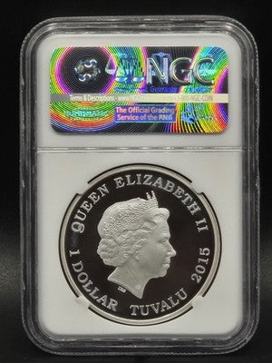 2015 Tuvalu Star Trek Series $1 Grade: PF 70 Ultra Cameo