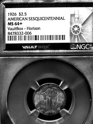 1926 United States American Sesquicentennial $2.5 Grade: MS 64+