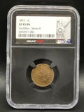 1872 United States Indian Head Cent 1C Grade: XF 45 BN