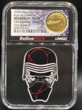 2025 Ascension Kylo Ren Helmet $1 Grade: REVERSE PF 70/70