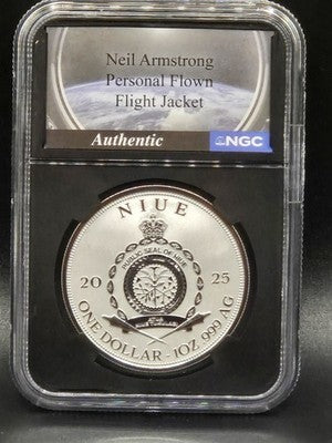 2025 Niue Apollo 11 Landing $1 Grade: REVERSE PF 10