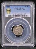 1889 Three Cent Nickel Grade: XF 40