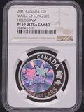 2007 Canada Maple of Long Life Hologram $8 Grade: PF 69 ULTRA CAMEO