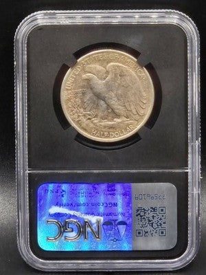 1917 United States Walking Liberty Half Dollar 50C Grade: MS 64