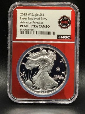 2025 United States American Silver Eagle $1 Grade: PF 69