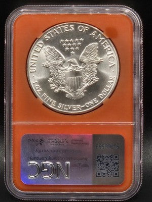 1986 United States American Silver Eagle $1 Grade: MS 69