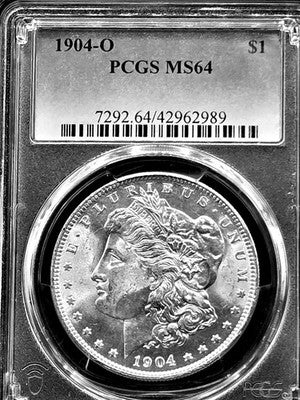 1904 United States Morgan Silver Dollar $1 Grade: MS 64