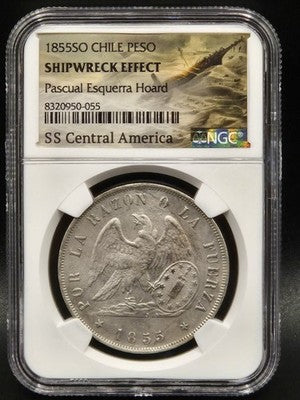 1855 Chile Peso 1 Peso
