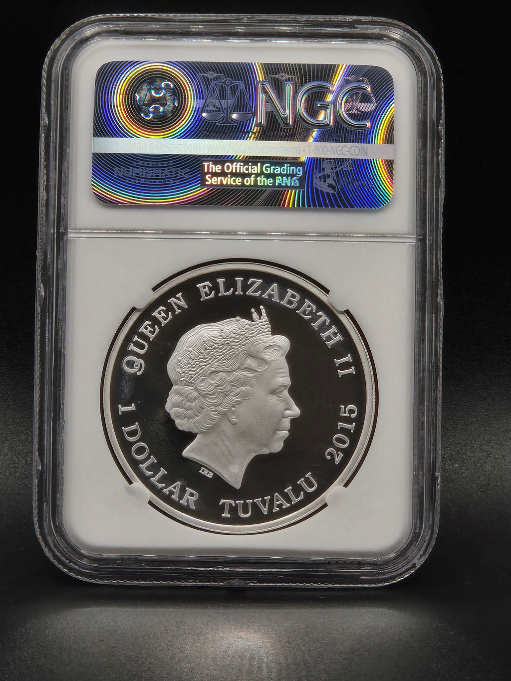 2015 Tuvalu $1 Star Trek Spock 1 oz Silver NGC PF70 Ultra Cameo First Releases Colorized Coin