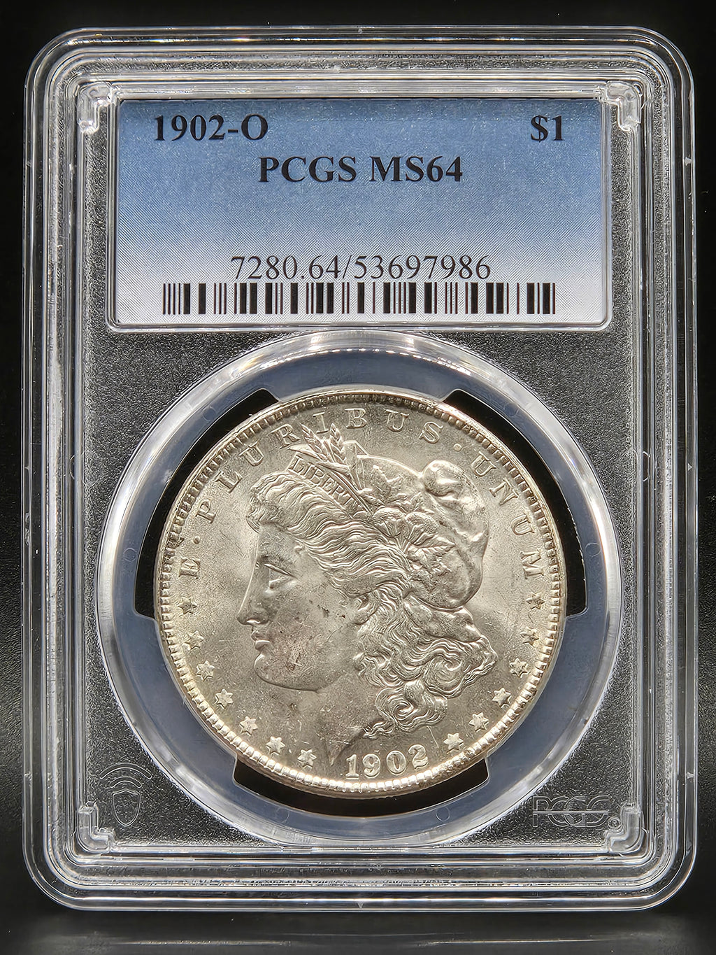 1902-O Morgan Silver Dollar PCGS MS64 New Orleans Mint