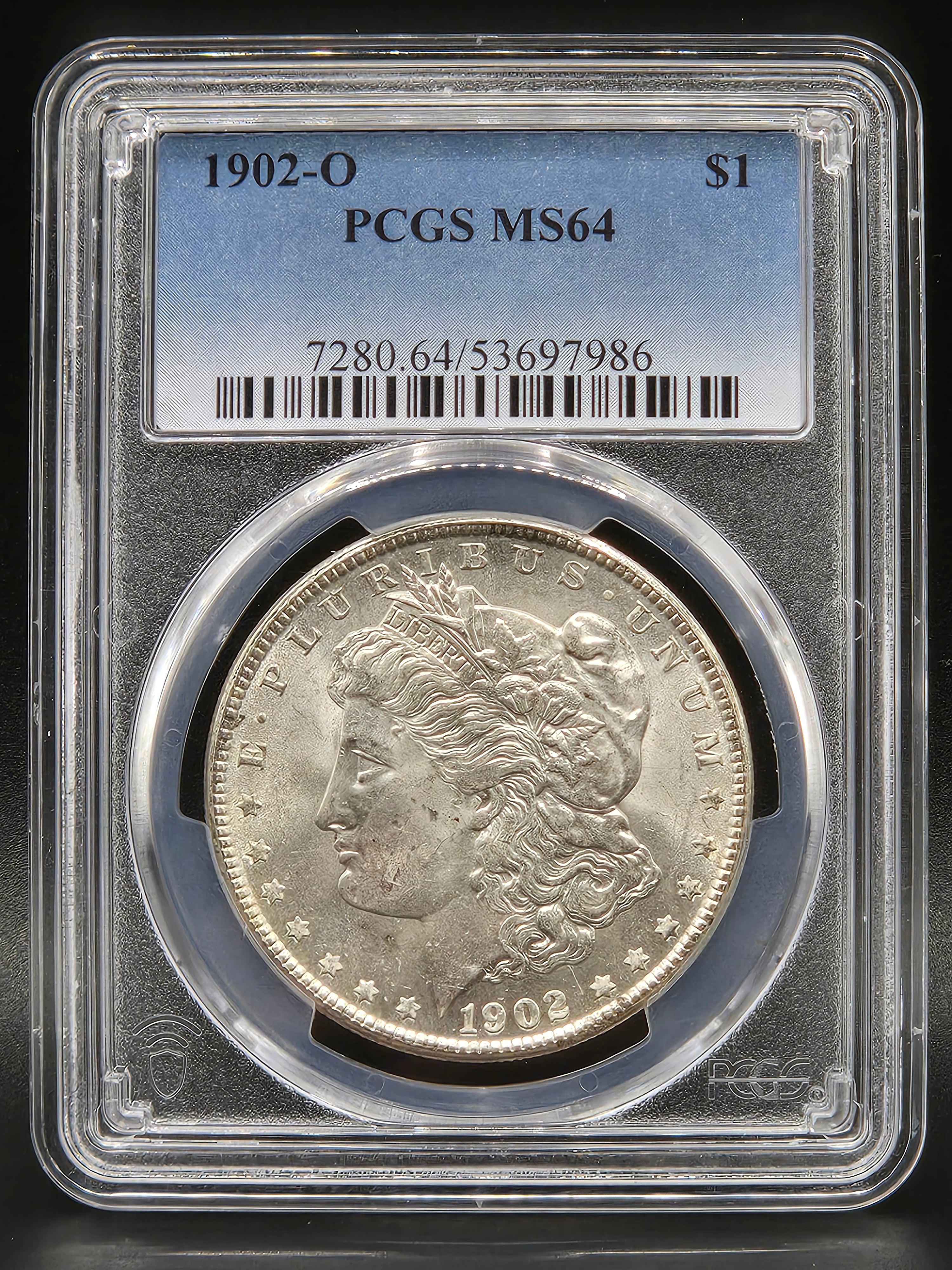 1902-O Morgan Silver Dollar PCGS MS64 New Orleans Mint