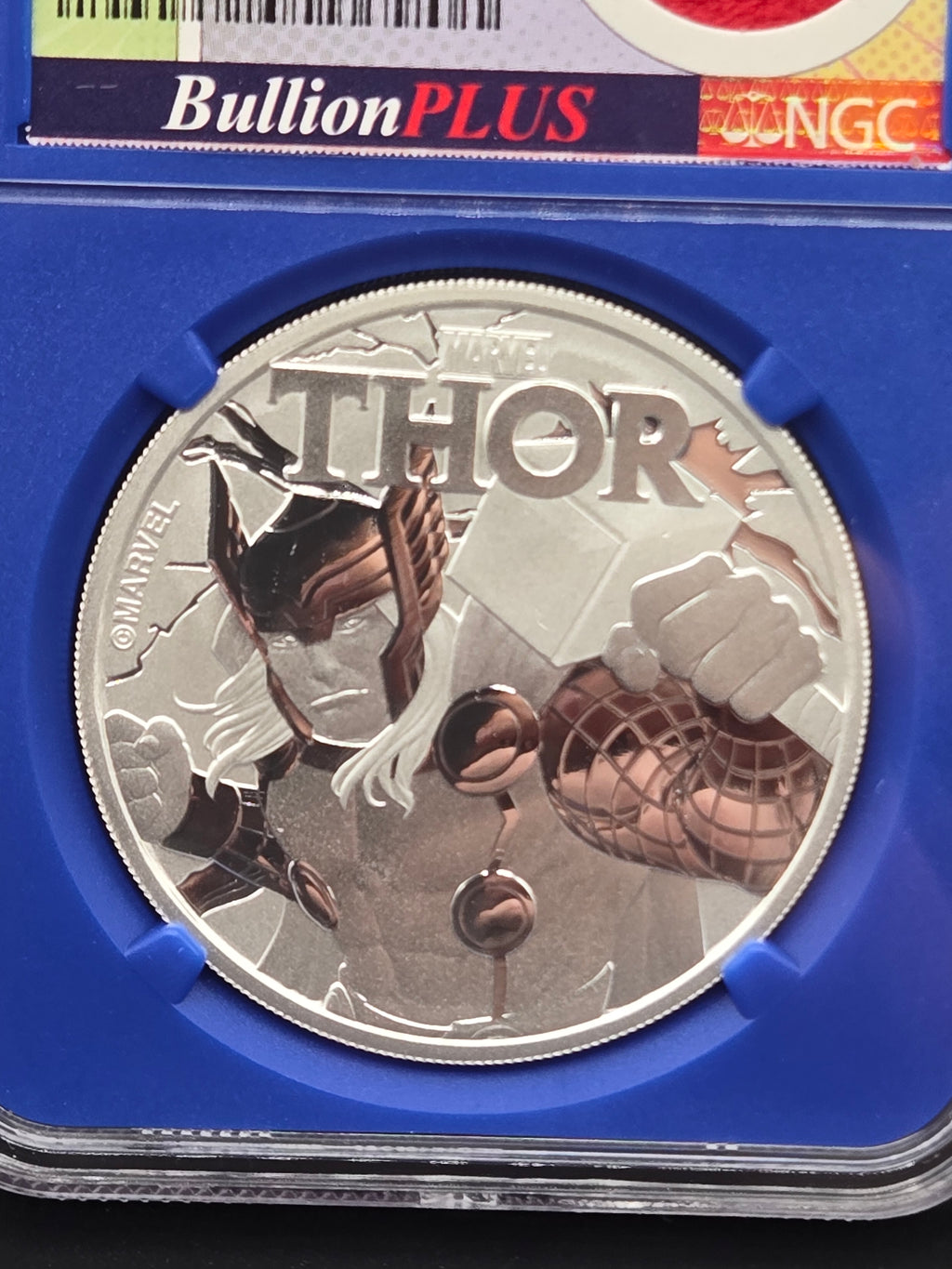 2018 Tuvalu $1 Thor Marvel NGCX MS10 BullionPLUS Film Series 2 – Screen Worn Cape Cut Insert