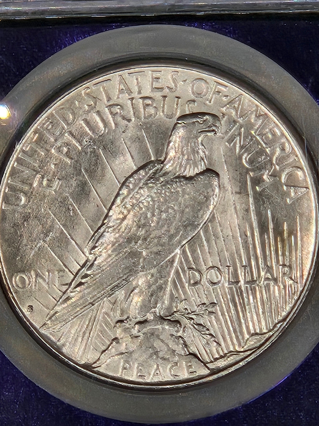 1934-S Peace Silver Dollar – NGC AU58 – Key Date Peace Dollar