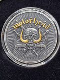 2024 Motörhead Warpig 1 oz Silver Coin – Black Antiqued Finish & 24K Gold – Mintage 1,975 – Box & COA