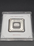 Geiger Edelmetalle 50g Silver Bar – Schloss Güldengossa – 999 Fine Silver w/ Certificate Assay