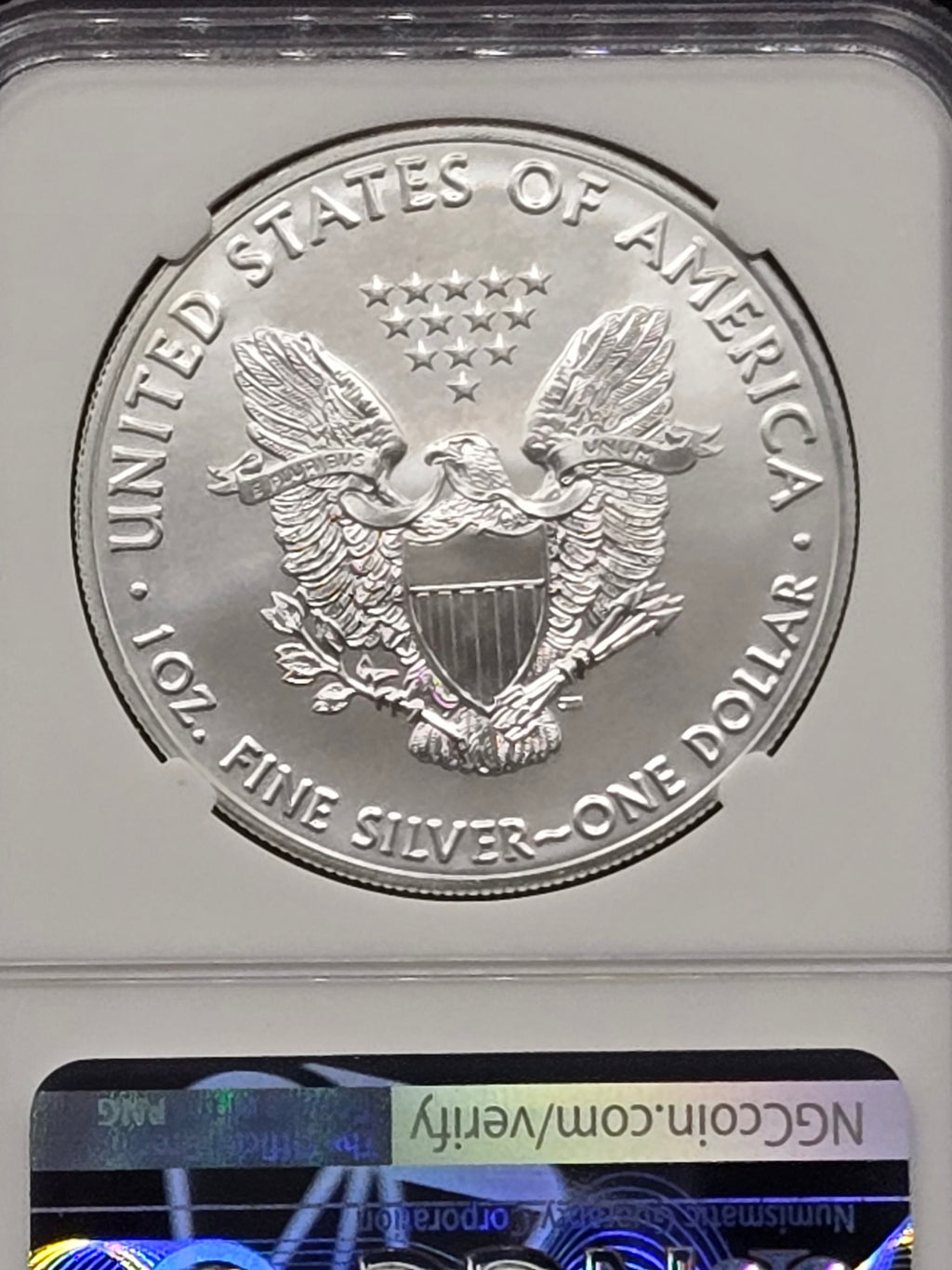 2021 (S) American Silver Eagle T-1 Emergency Production MS70 – NGC Mercanti Signed – San Francisco Mint