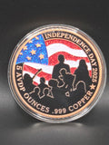 Independence Day 2025 5 oz Copper Round – Statue of Liberty Fireworks – .999 Fine Copper